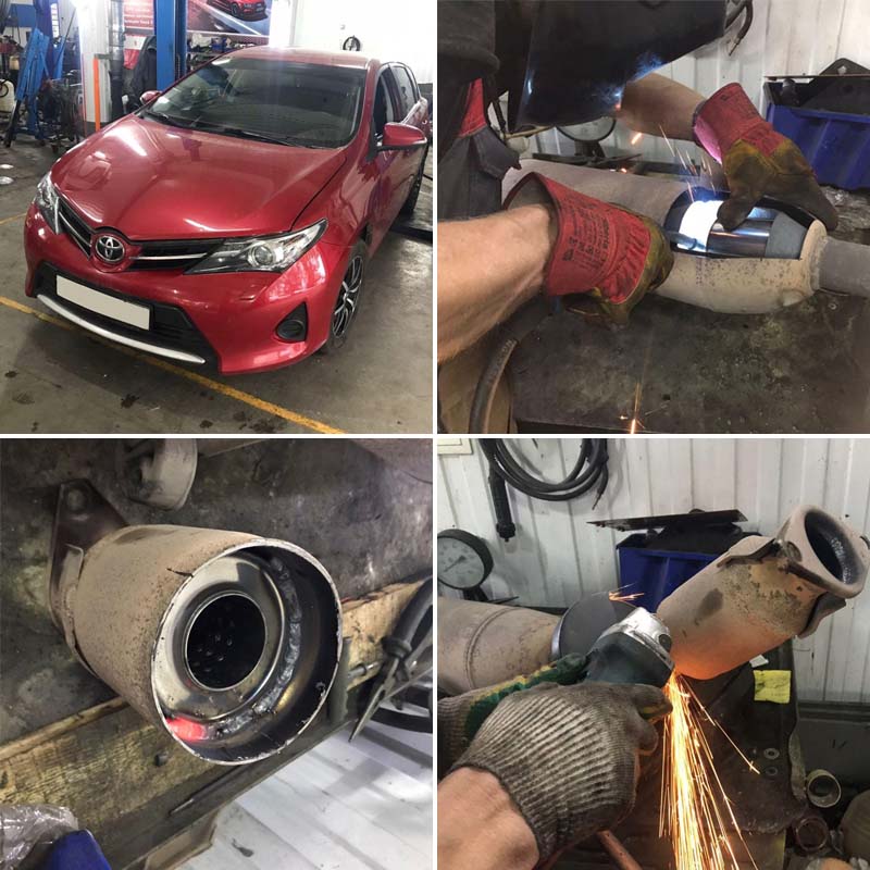 Удалили катализатор на Toyota в Тольятти