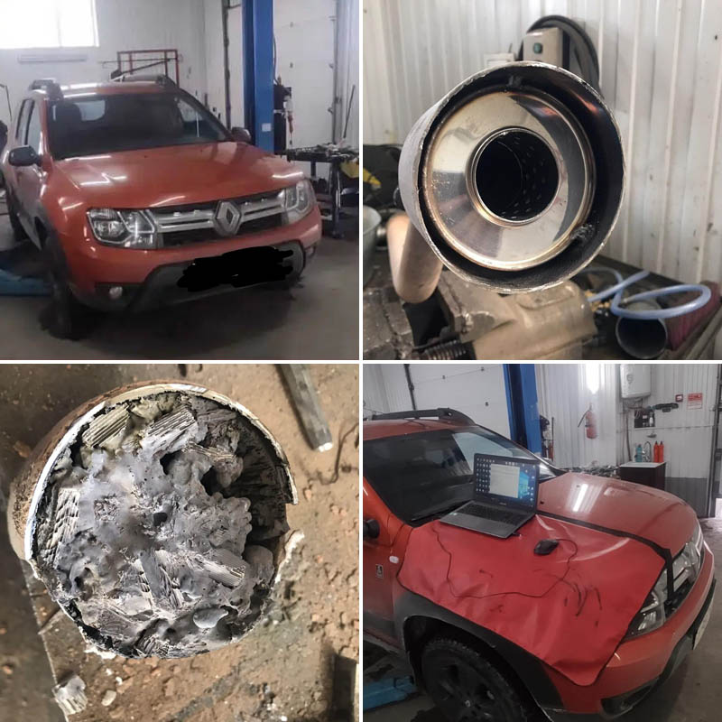 Удалили катализатор на Renault Duster в Тольятти