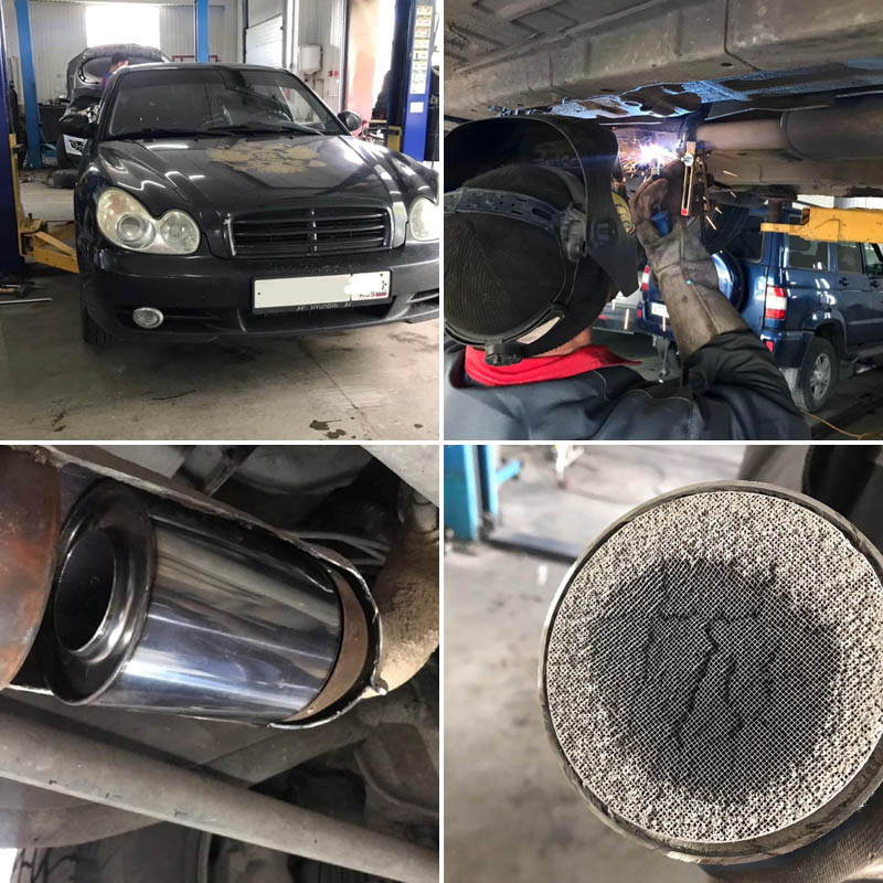 Удалили катализатор на Hyundai Sonata в Тольятти